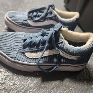 Vans Old Skool Cozy Cord sneakers in the 'Blue Fusion' Size 1Y